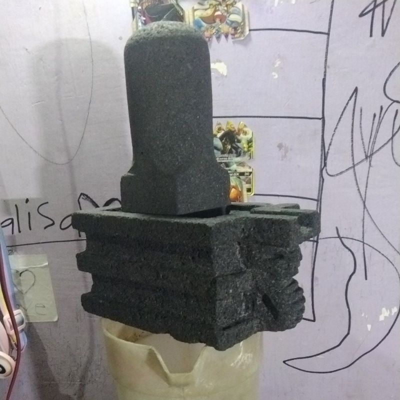 MINIATUR LINGGA YONI NAGA PERCANA BAHAN BATU CANDI SUPER KWALITAS PREMIUM