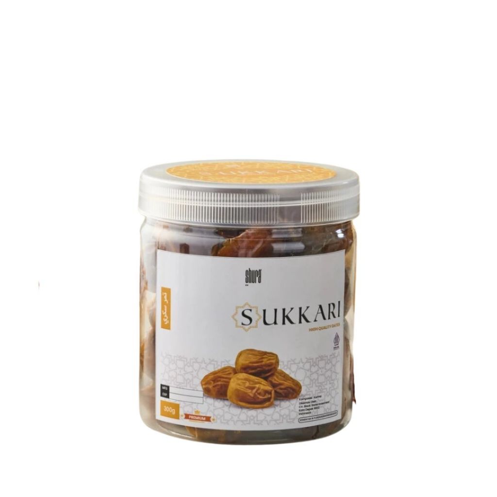 

Shura Kurma Sukkari 300gr Premium Original High Quality Toples