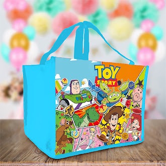 

Tas Souvenir Ultah Gambar Toy Story 02 Goodie Bag Cute Anak