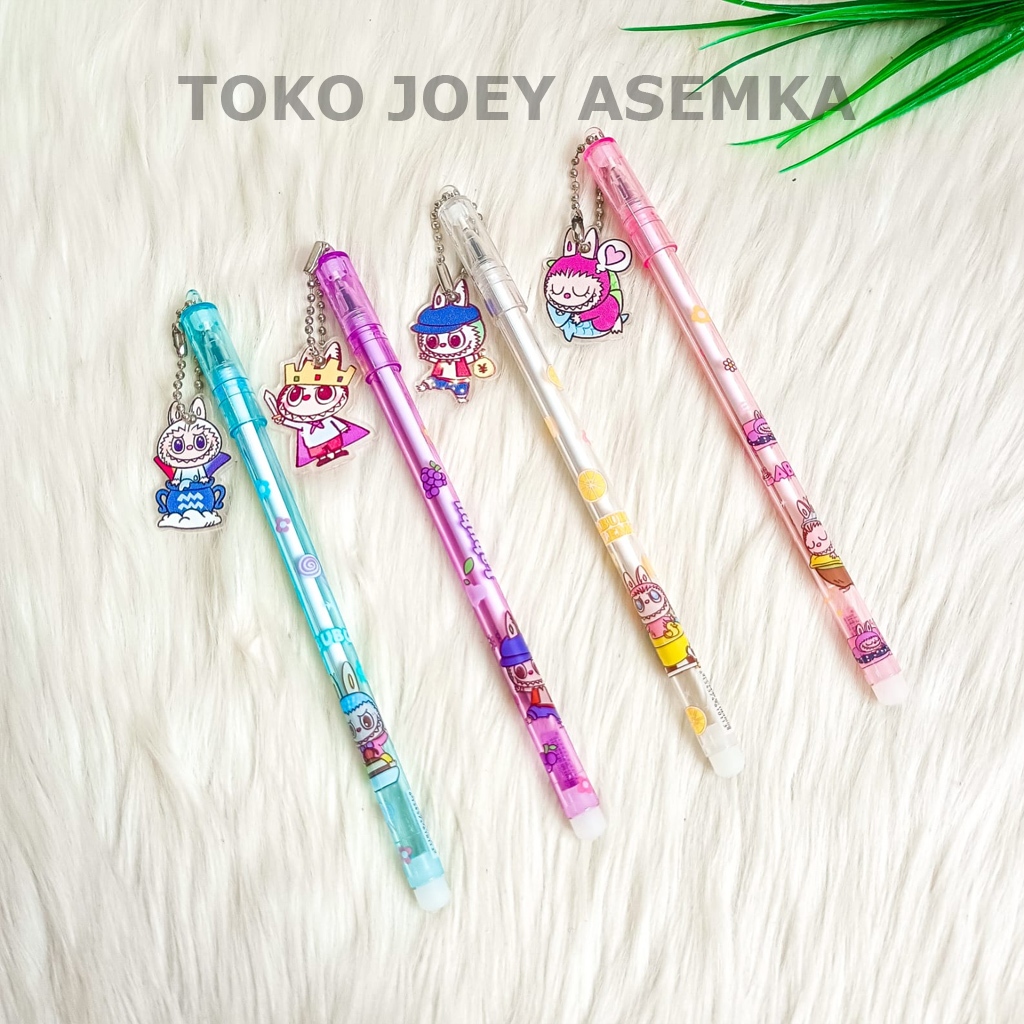 

PULPEN GANTUNGAN LABUBU AKRILIK PEN PENA BOLPEN THE MONSTER POP MART LISA BLACKPINK