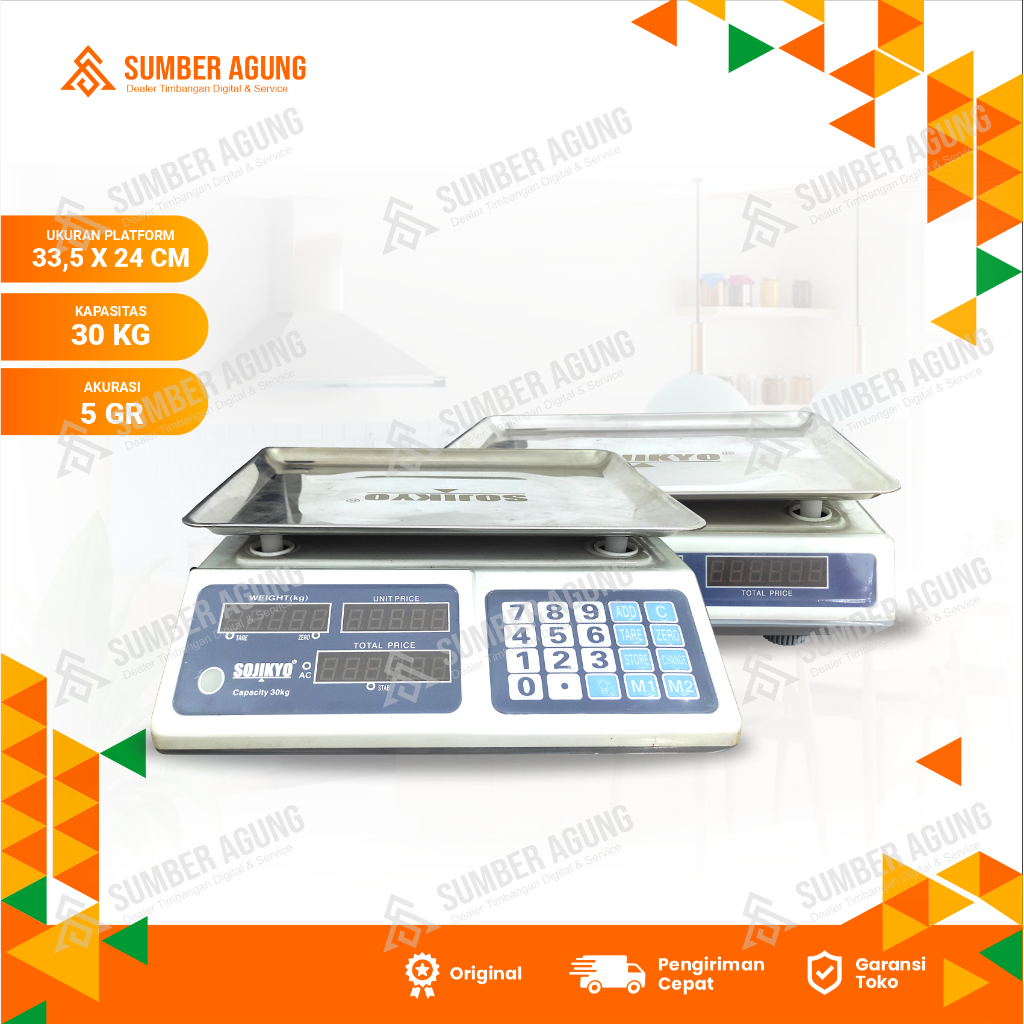 Timbangan Buah Digital Sojikyo Eco 30 ACS