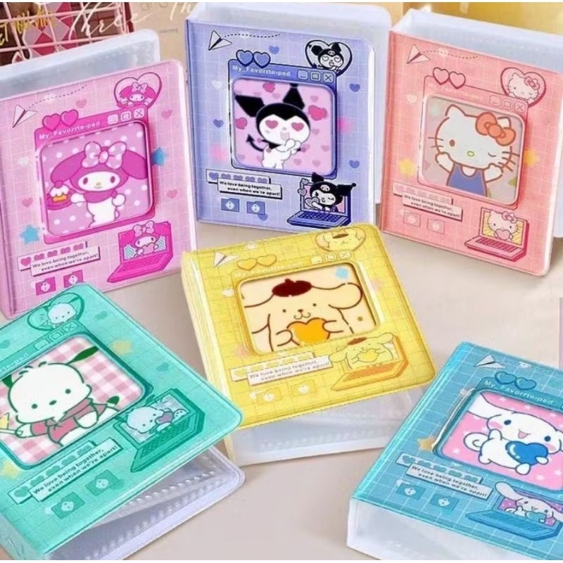 Collect Book Sanrio Photocard kpop kolbuk pc Kartun Bintang Idola Mengejar Penyimpanan Album Foto Ka