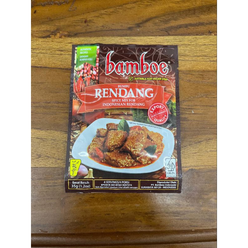 

bamboe rendang - 40g