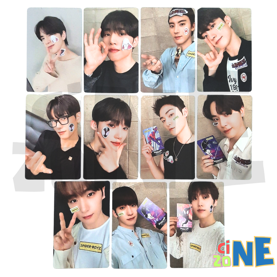 [ READY STOCK ] THE BOYZ TBZ PC PHOTOCARD POCA SPIDERMAN SPIDERVERSE SPIDERBOYZ MEGABOX CGV CINEQ KO