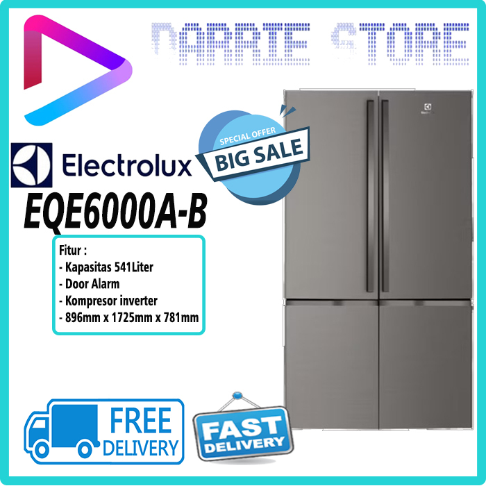 ELECTROLUX EQE6000A-B Kulkas Multidoor French Door EQE6000AB EQE6000