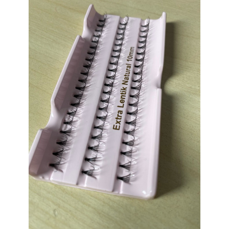 EYELASH EXTENSION KNOT FREE NATURAL EXTRA LENTIK PREMIUM 7 PLY
