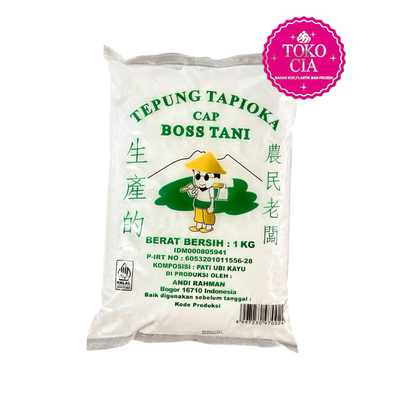 

Boss Tani Tepung Tapiko Berat Bersih 1 Kg