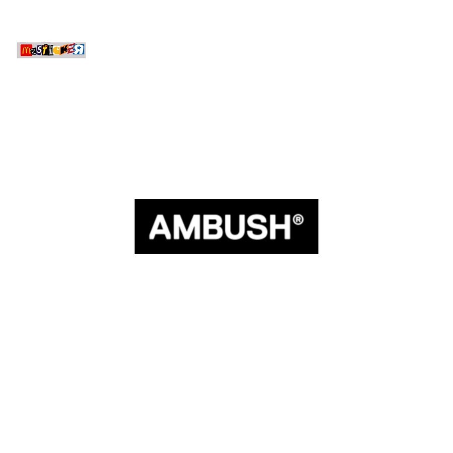 

sticker AMBUSH logo stiker