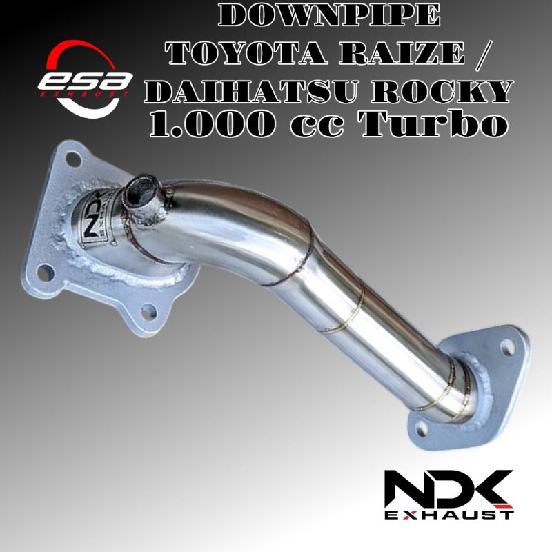DOWNPIPE MOBIL RAIZE ROCKY 1000 CC TURBO NDK EXHAUST KNALPOT RACING MOBIL DOWNPIPE RACING MOBIL