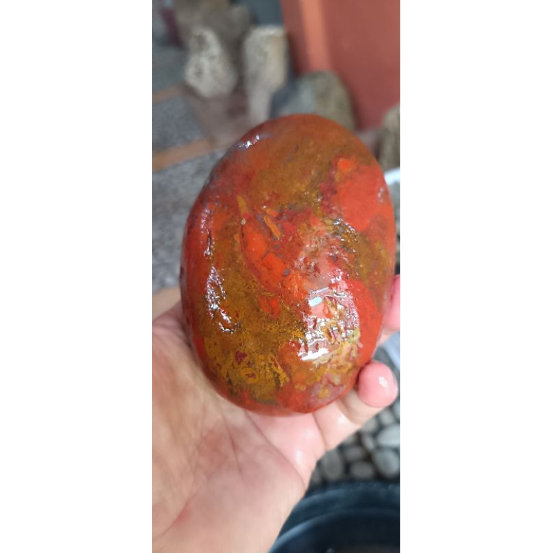 Batu bahan garut merah unik Y17