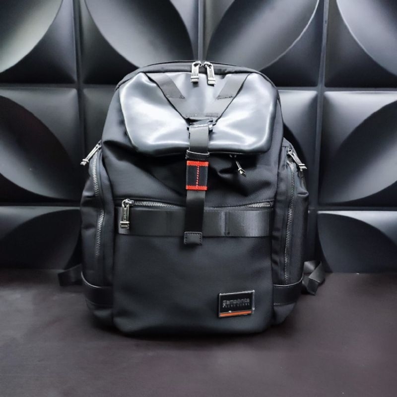 Samsonite 1cnu black tas ransel backpack pria
