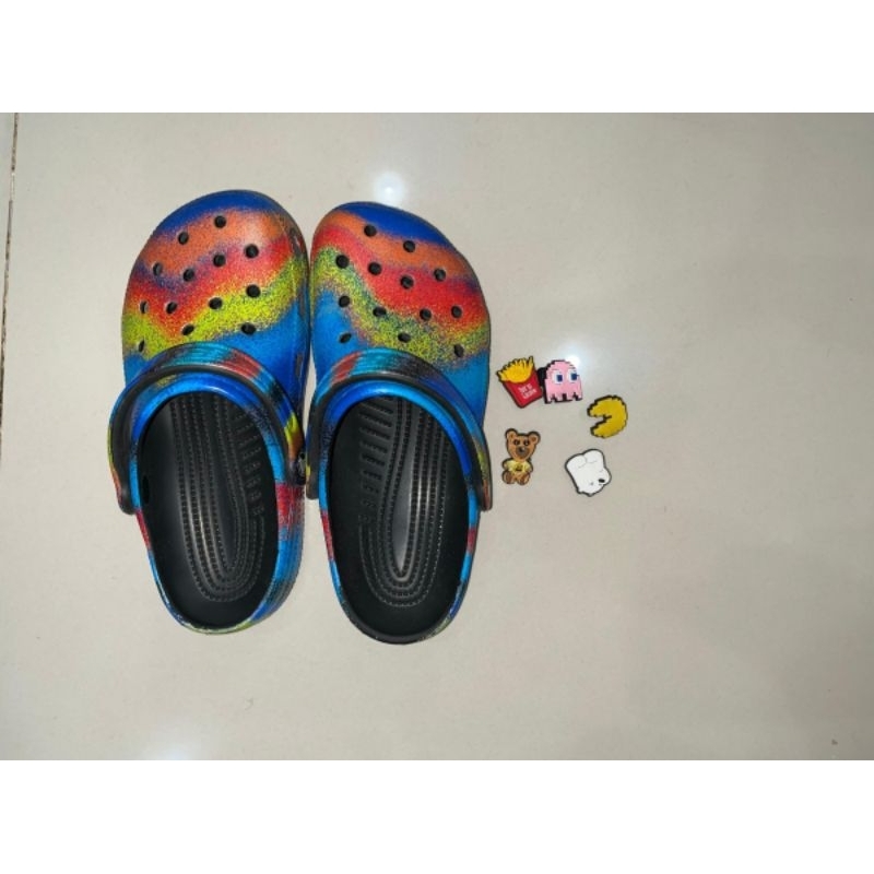 crocs classic dye preloved ukuran J6