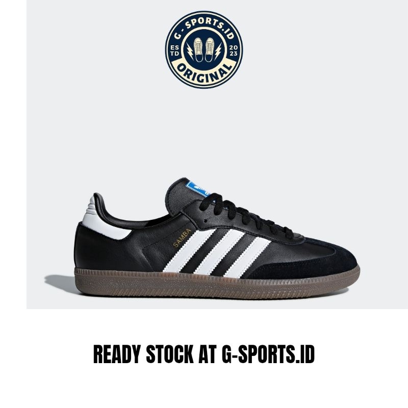 Sepatu Sneakers Wanita Adidas Samba OG Black ORIGINAL