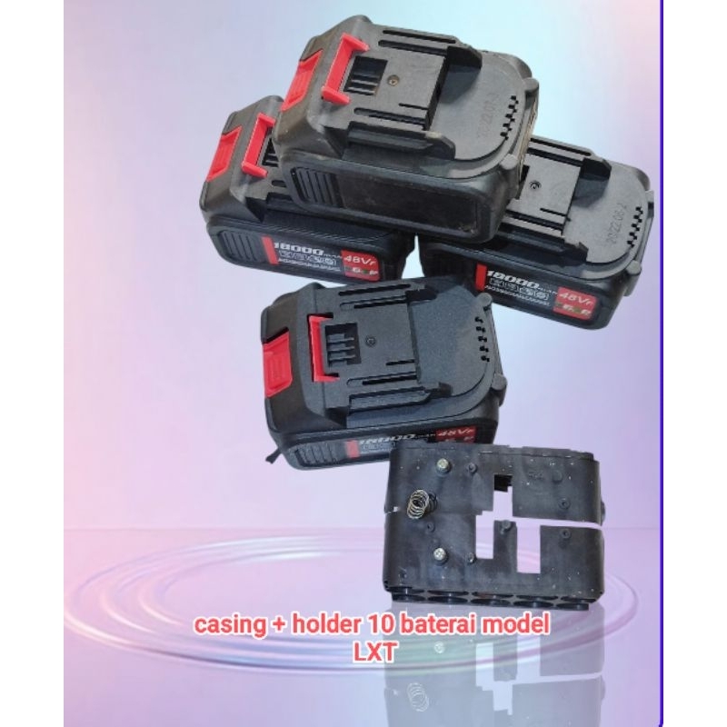 KESING/CASING BOR  + HOLDER 10 BATERAI MODEL LXT