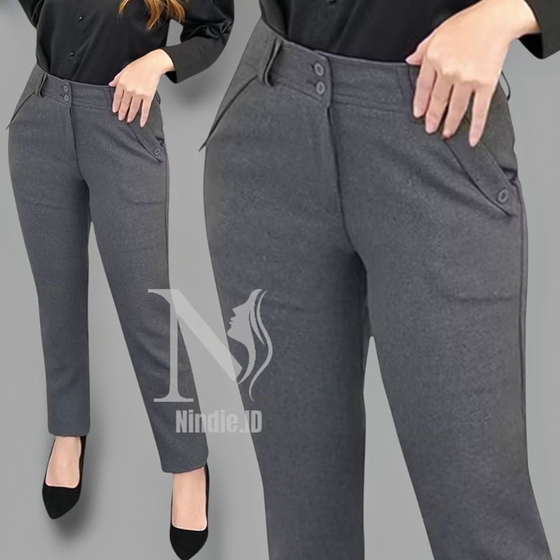 Celana Bahan Wanita Celana Kantor Wanita - Celana Kerja Wanita Formal / Celana Wanita Kerja Kantor