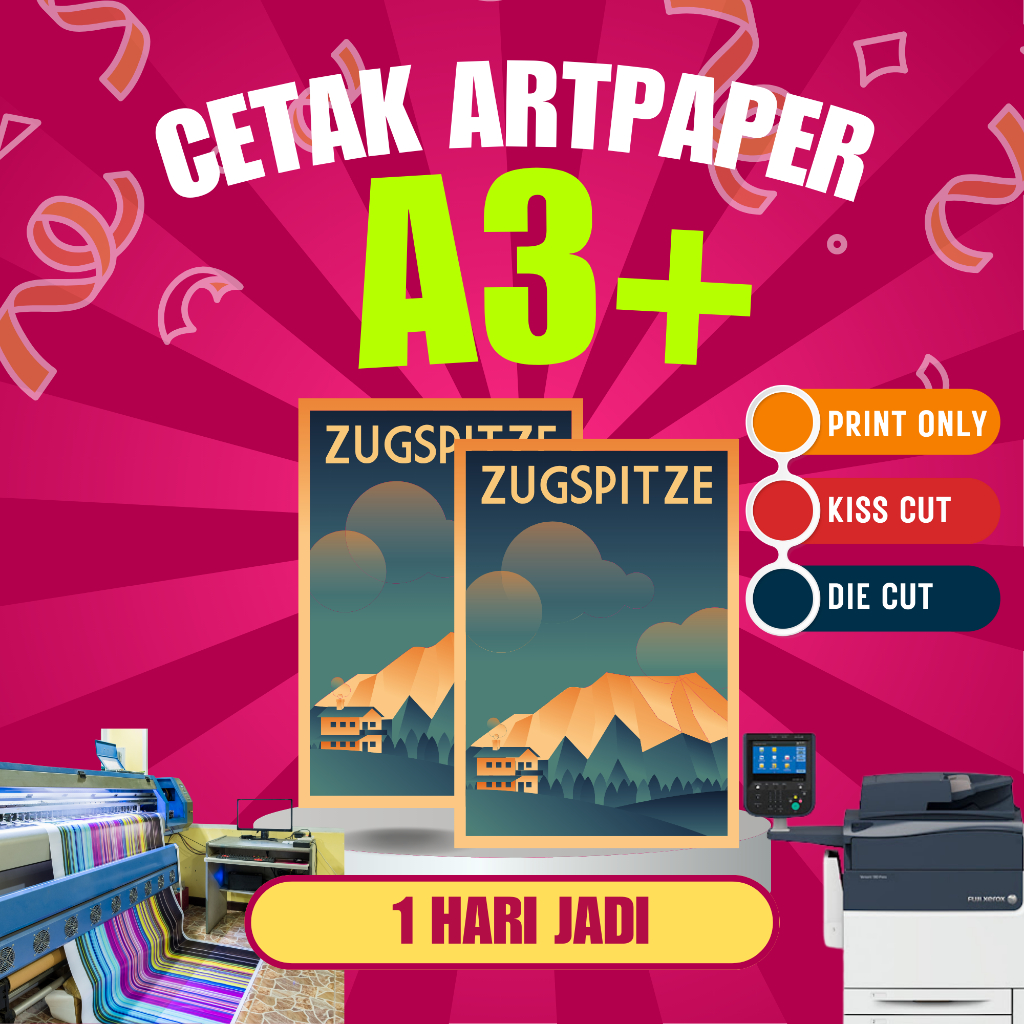 A3+ CETAK ARTPAPER ARTCARTOON  150 / 260 GSM MURAH