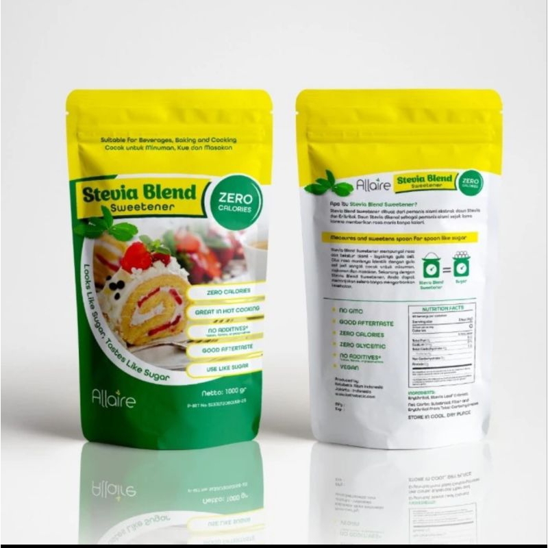

Stevia Blend Sweetener 1000g Keto Stevia