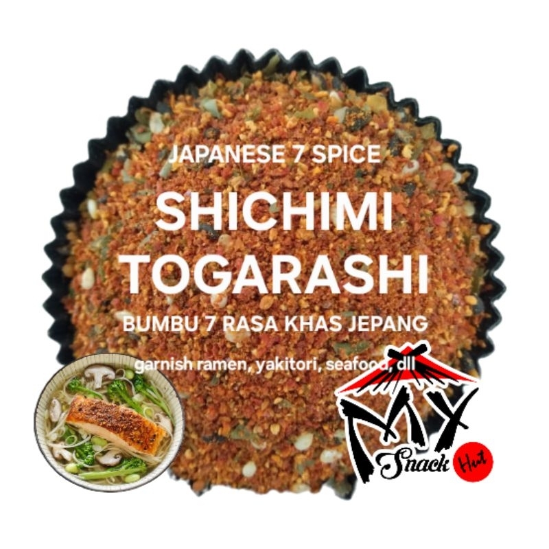 

SHICHIMI 25GR JAPANESE CHILLI PEPPER SICIMI NANAMI TOGARASHI GARNISH TABURAN BBQ YAKITORI RAMEN UDON