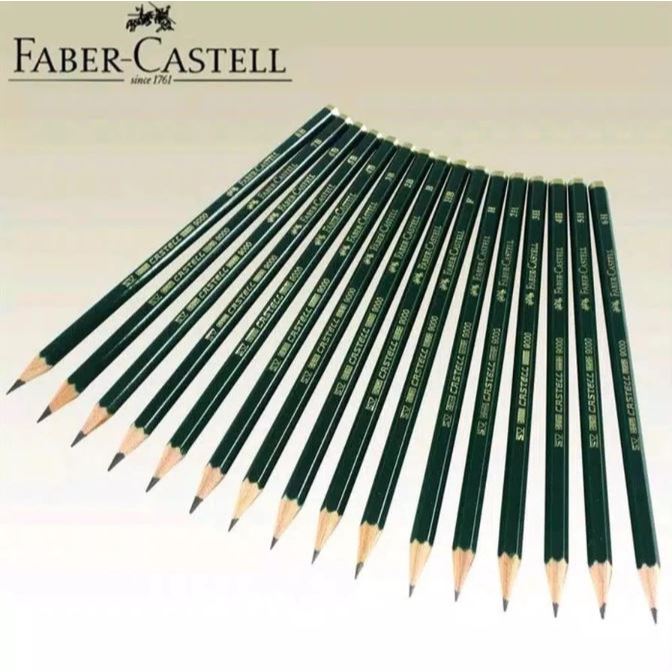 

(sda) Pensil Faber-Castell 2B 3B - Pencil Faber Castell 9000 Alat Tulis Pena 2 3 B Ujian Sketsa Ecer Satuan