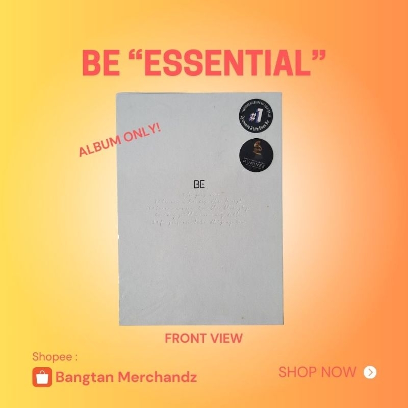 BE "ESSENTIAL"-Official Album BTS-Preloved-Merchandise BTS