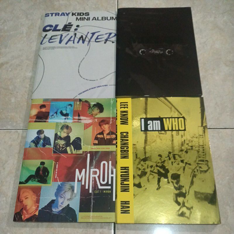 (WTS) Stray Kids Album Only Cle: Levanter,  Mixtape, Cle 1:Miroh, I am WHO