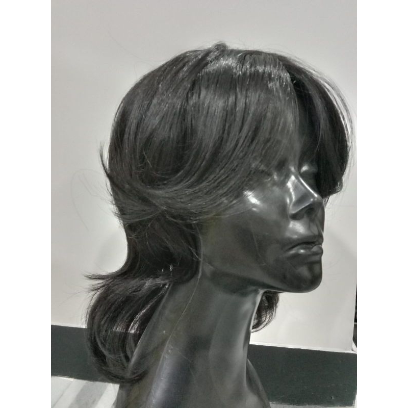 wig cowo pendek /rambut palsu sintetis/wig mulet