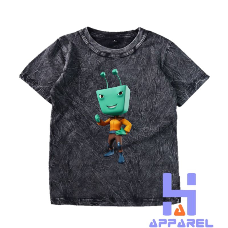 BAJU ANAK KAOS ANAK WASHED ADUDU BOBOIBOY