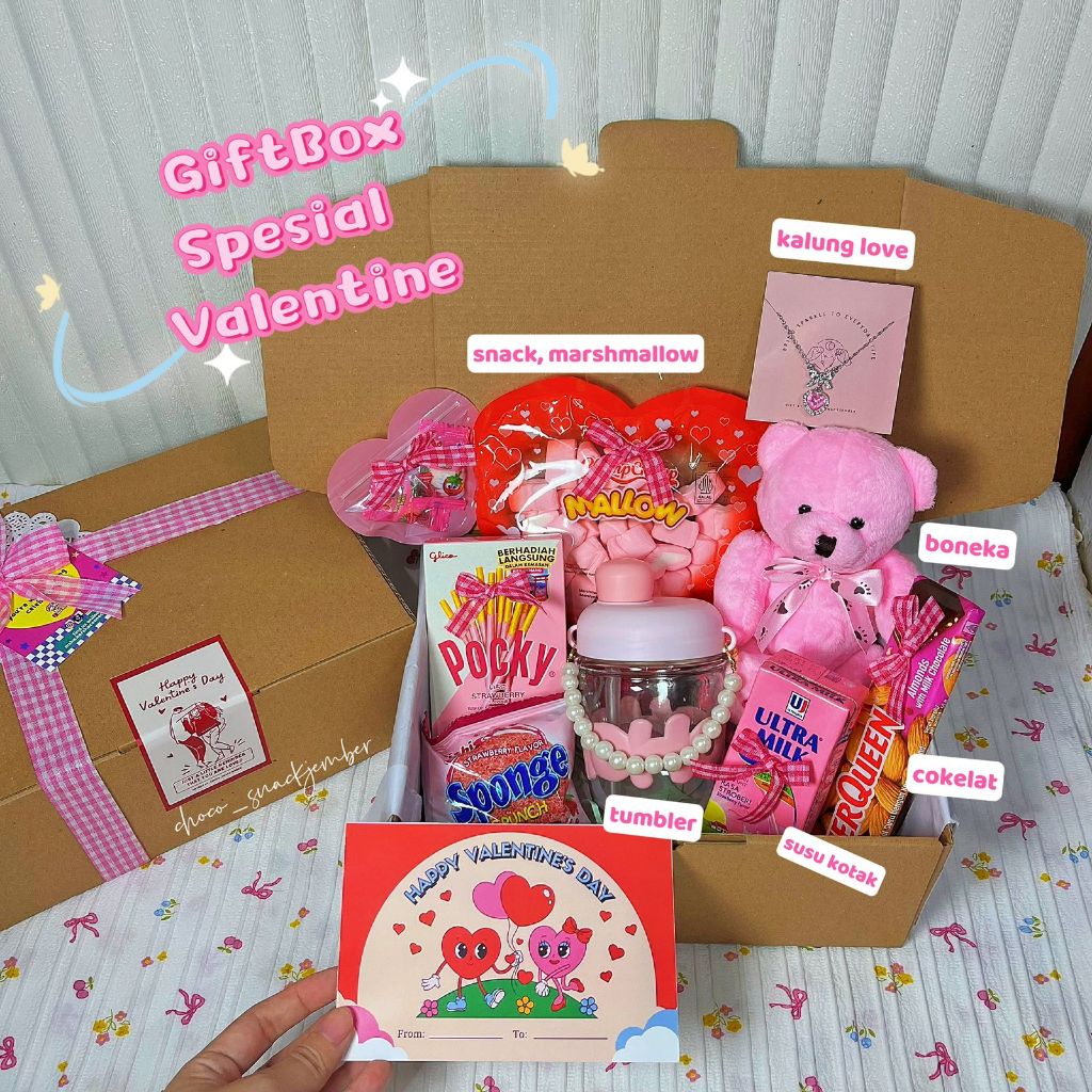 

GiftBox VALENTINE Kado Valentine pacar dan Sahabat Hadiah Valentine