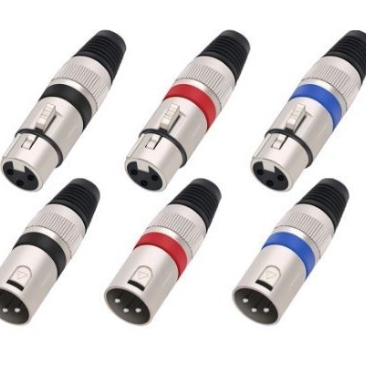 Jack Canon Male Female / Jack XLR Male Female 3 PIN JACK CANON MALE XLR - JACKCOVER CANON FEMALE