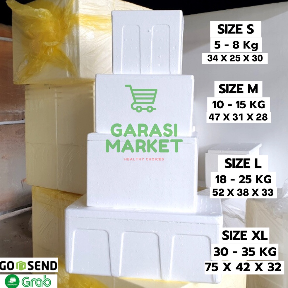 Recomended Box Stereofoam Gabus Styrofoam Busa Sterofoam Kotak Es Besar Tebal