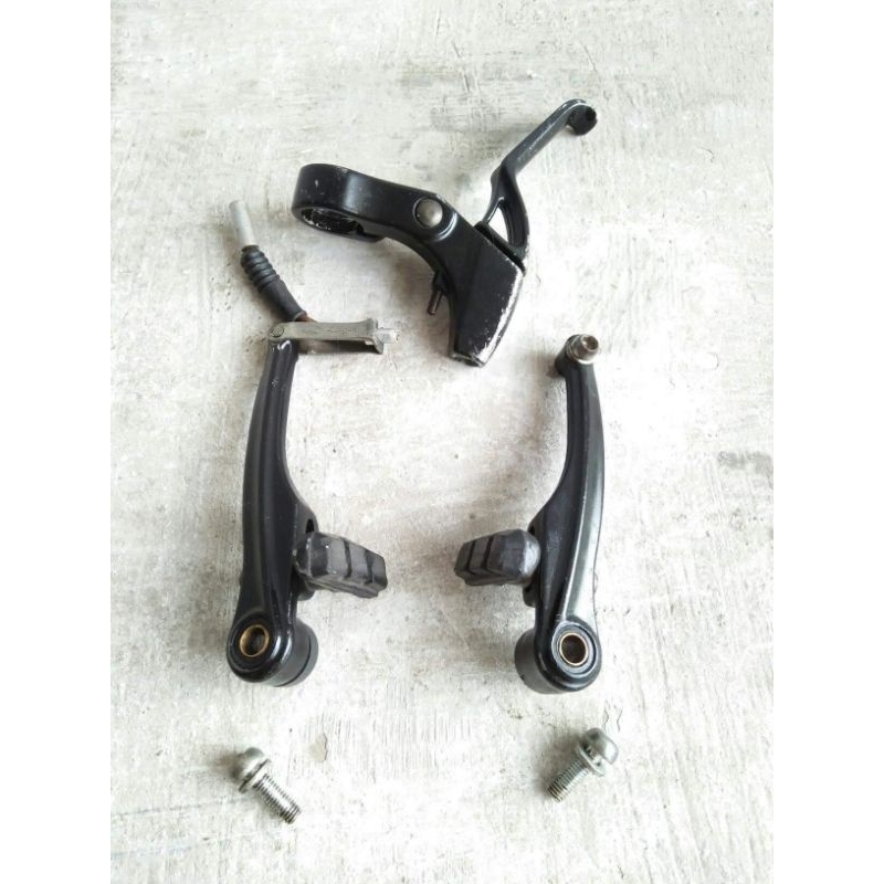 Brakeset V brake rem sepeda original bmx 24 wimcycle dragster dirtjump