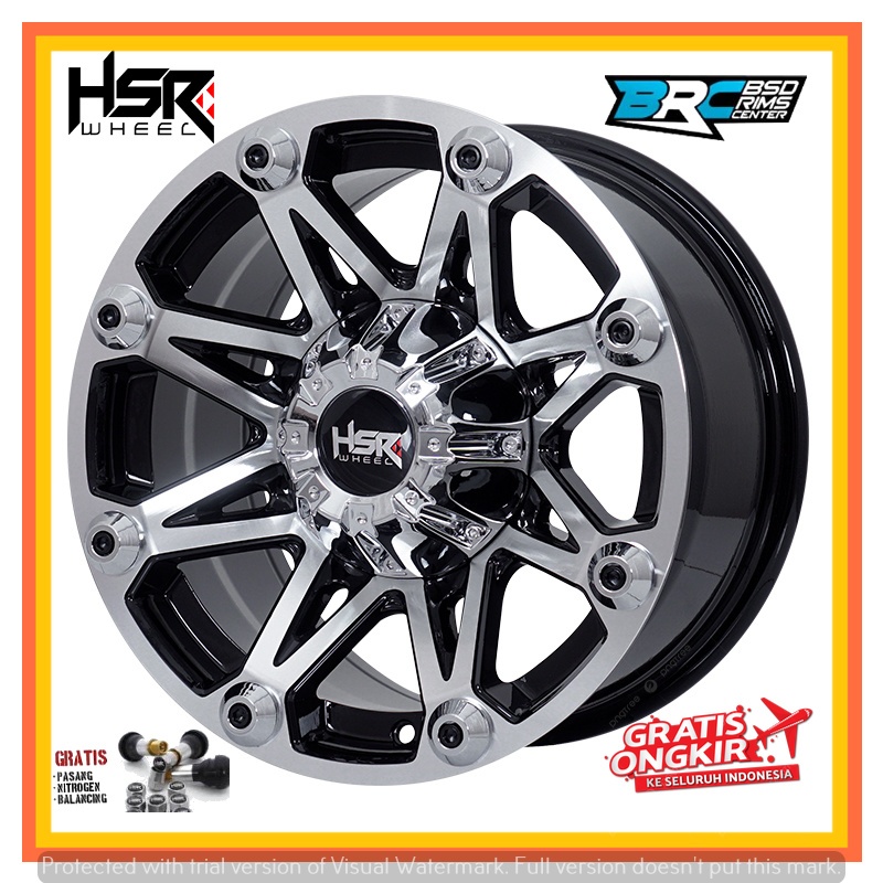 velg mobil Luxio, Taruna, Taruna Oxxy, Terios HSR KLEAK R15 Velg offroad hsr