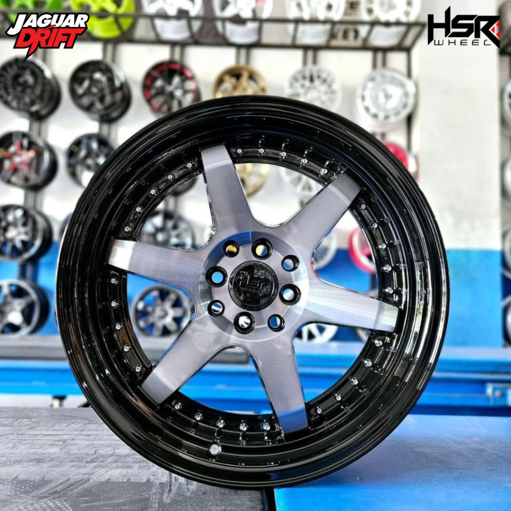 Velg Mobil Celong Ring 17 Palang 6 Model TE37 Veleg Hsr Borgo R17 Lebar Belang 7,5/8,5 Lubang 4 Warn