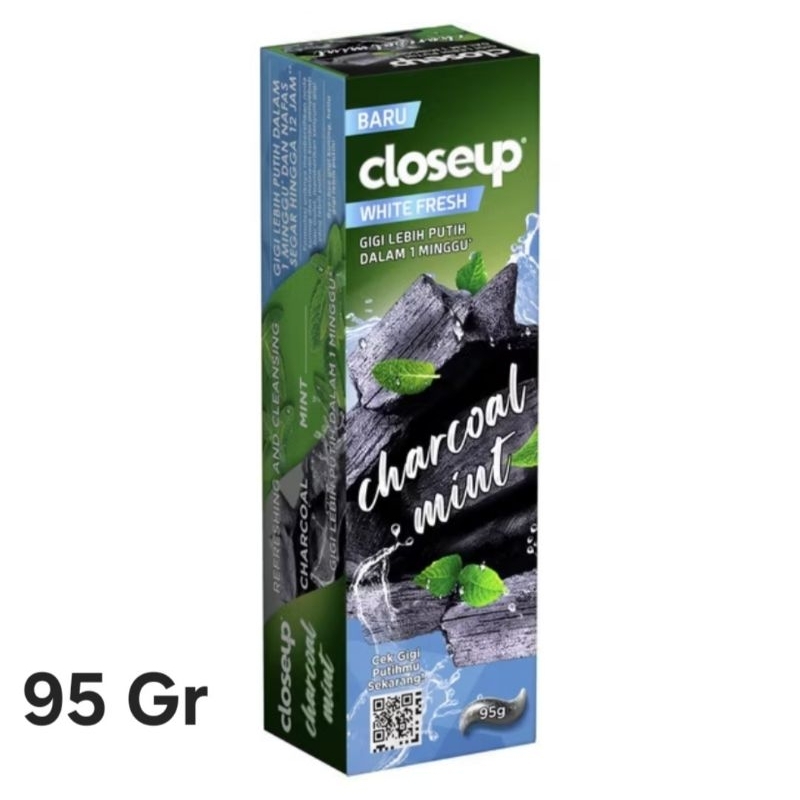 CLOSEUP WHITE FRESH CHARCOAL MINT 95GR ODOL CLOSE UP