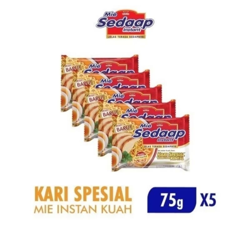 

mie sedap kari spesial 5pcs
