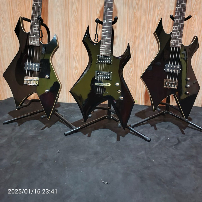 Bass Bc rich model bending part cosmo dan Chrome pasip