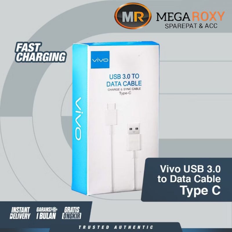 KABEL CHARGER VIVO TYPE C  ORIGINAL - VIVO TYPE C CABLE ORIGINAL