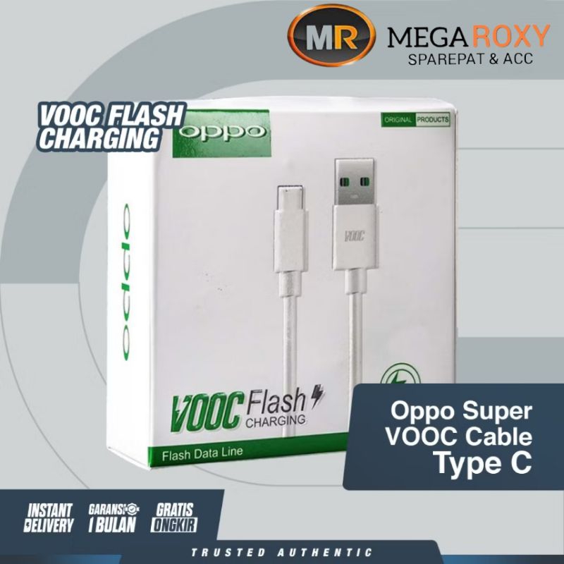 KABEL CHARGER OPPO SUPER VOOC TYPE C - OPPO SUPER VOOC TYPE C CABLE