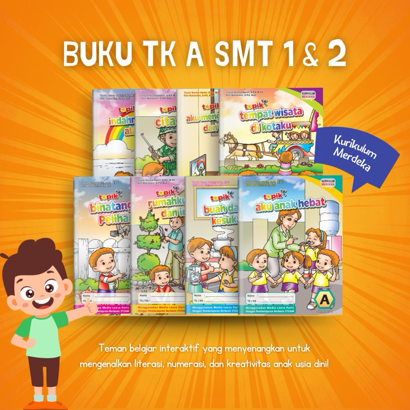 Buku TK/RA A Duta Aksara Mulia