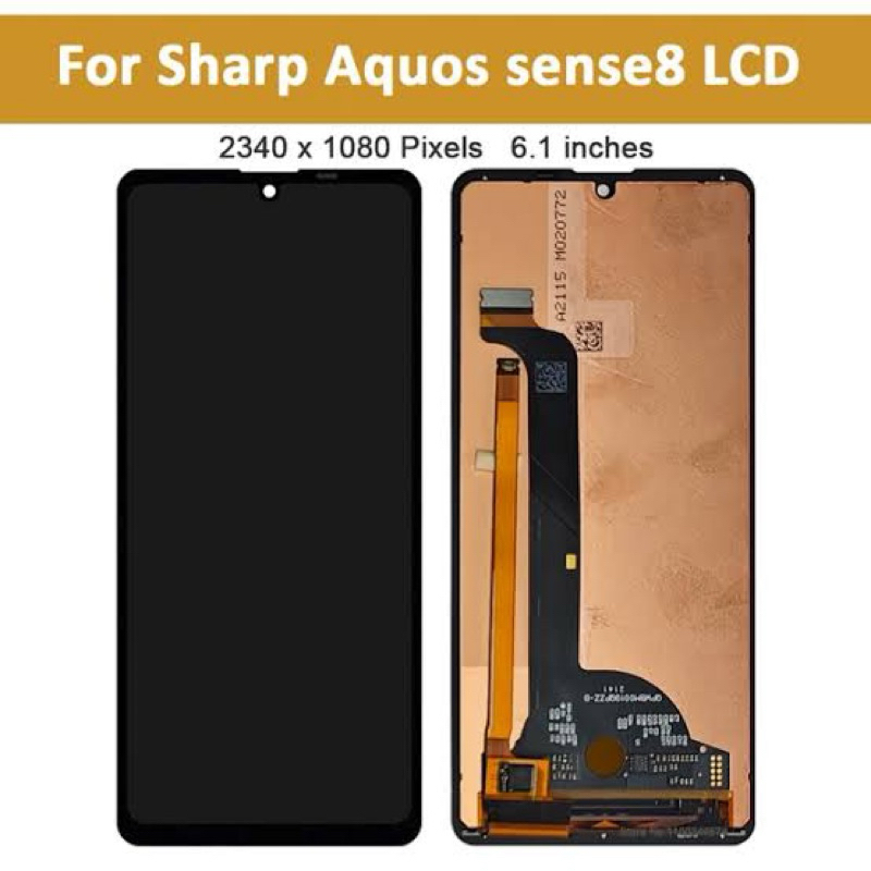 READY LCD TOUCHSCREEN SHARP AQUOS SENSE 8 ORIGINAL FINGER ON