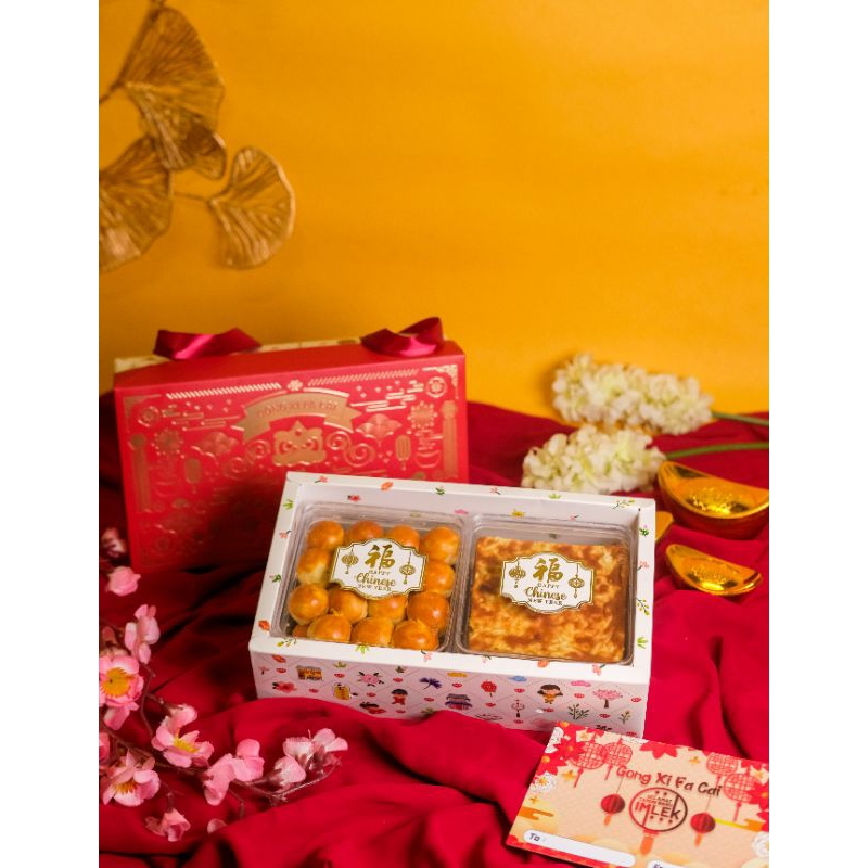 

PAKET HAMPERS LONGEVITY 2PCS /Gong Xi Fa Cat Gai Merah