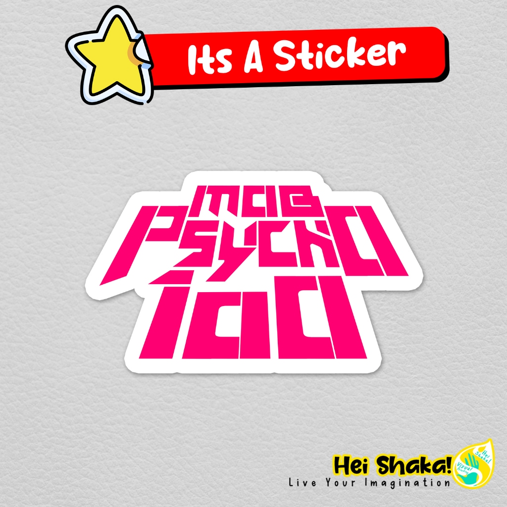 

Heishaka Stiker Mob Psycho 100 Sticker Anime Manga Vinyl Anti Air