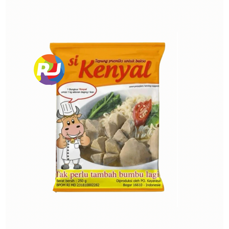 

Tepung Si Kenyal Premiks Bakso Adonan Baso Halal Siap Pakai - 250gr