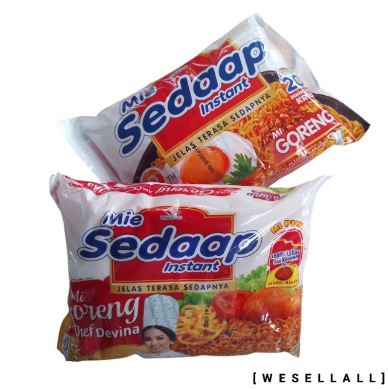 

Mi Instan Sedaap Goreng 91-93 gr | 0126ECE