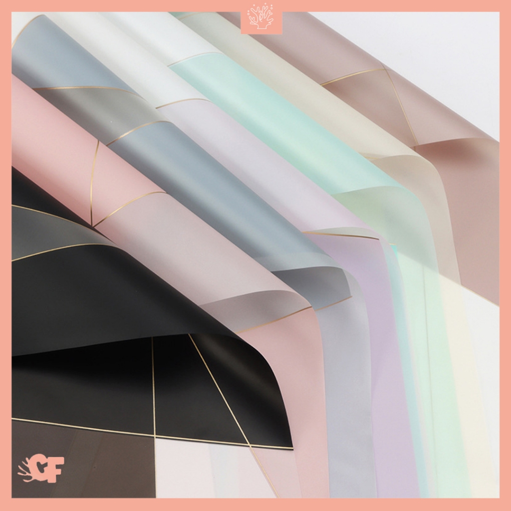 

Kertas Buket Bunga Motif Nosha Magnetic Line Warna Buket Flower Wrapping Cellophane KB6063
