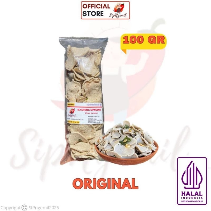 

Basreng Sipngemil varian original kemasan 100gr