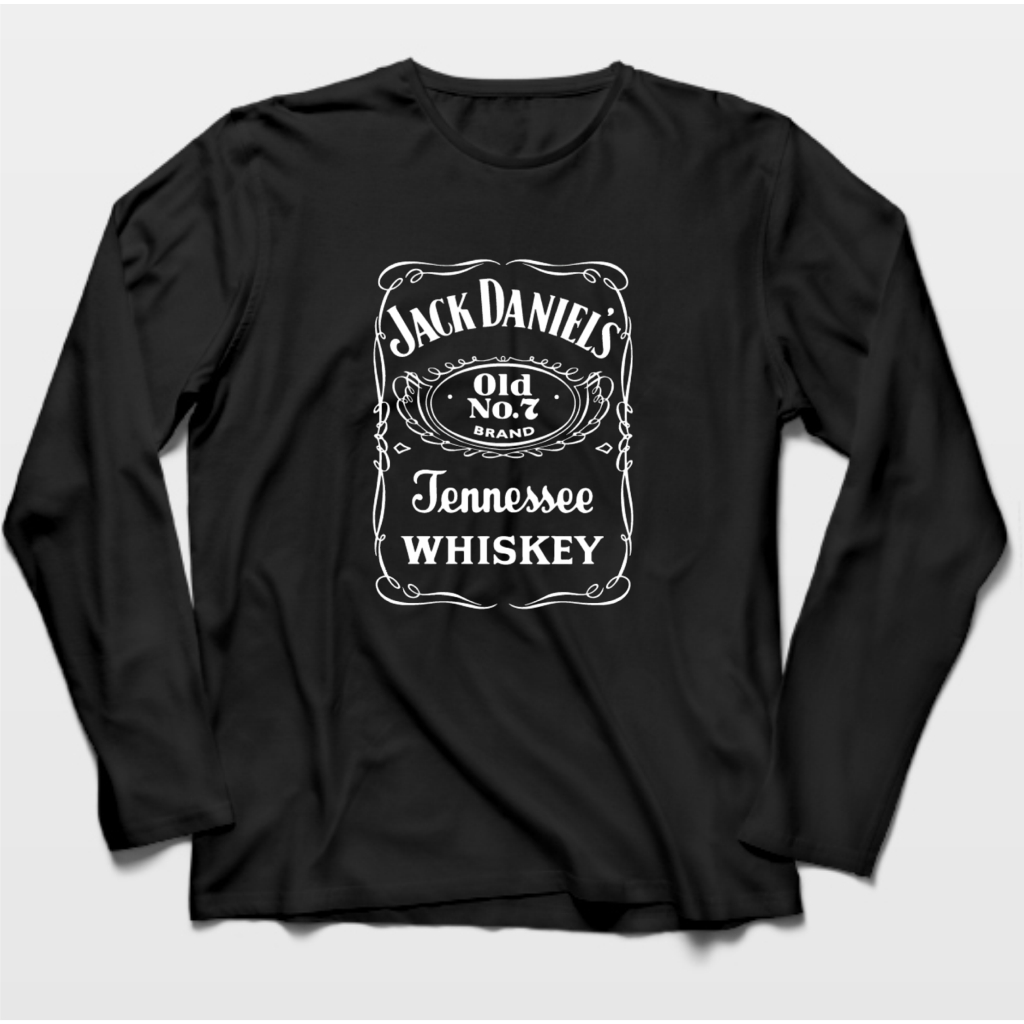 KAOS LENGAN PANJANG DISTRO JACK DANIELS BIG SIZE JUMBO
