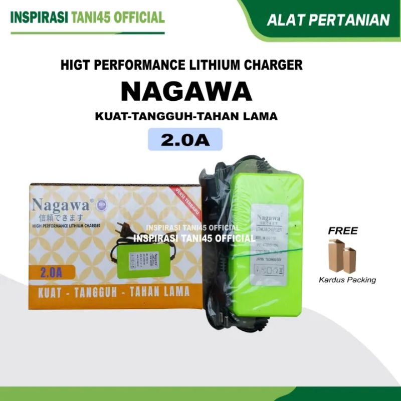 Charger Lithium Nagawa 2.0A Original/Charger Nagawa Lithium 2.0A/Nagawa Charger Lithium 2.0A