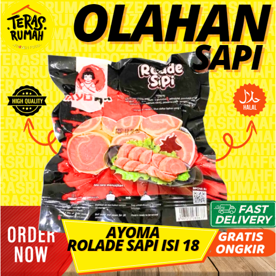 

AYOMA ROLADE SAPI ISI 18 (SUDAH DIPOTONG)