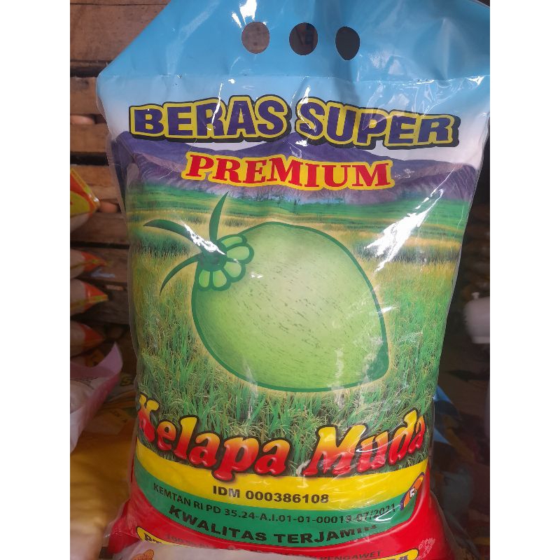 

Beras Kelapa Muda 5kg x 5pcs